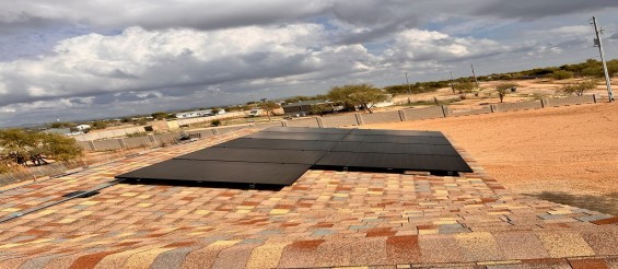 6.8KW DC Roof Mount PV System